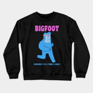 Bigfoot Cares About Heart Health Crewneck Sweatshirt